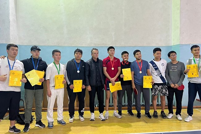 The table tennis competition of the KRSU Spartakiad has ended: who won?